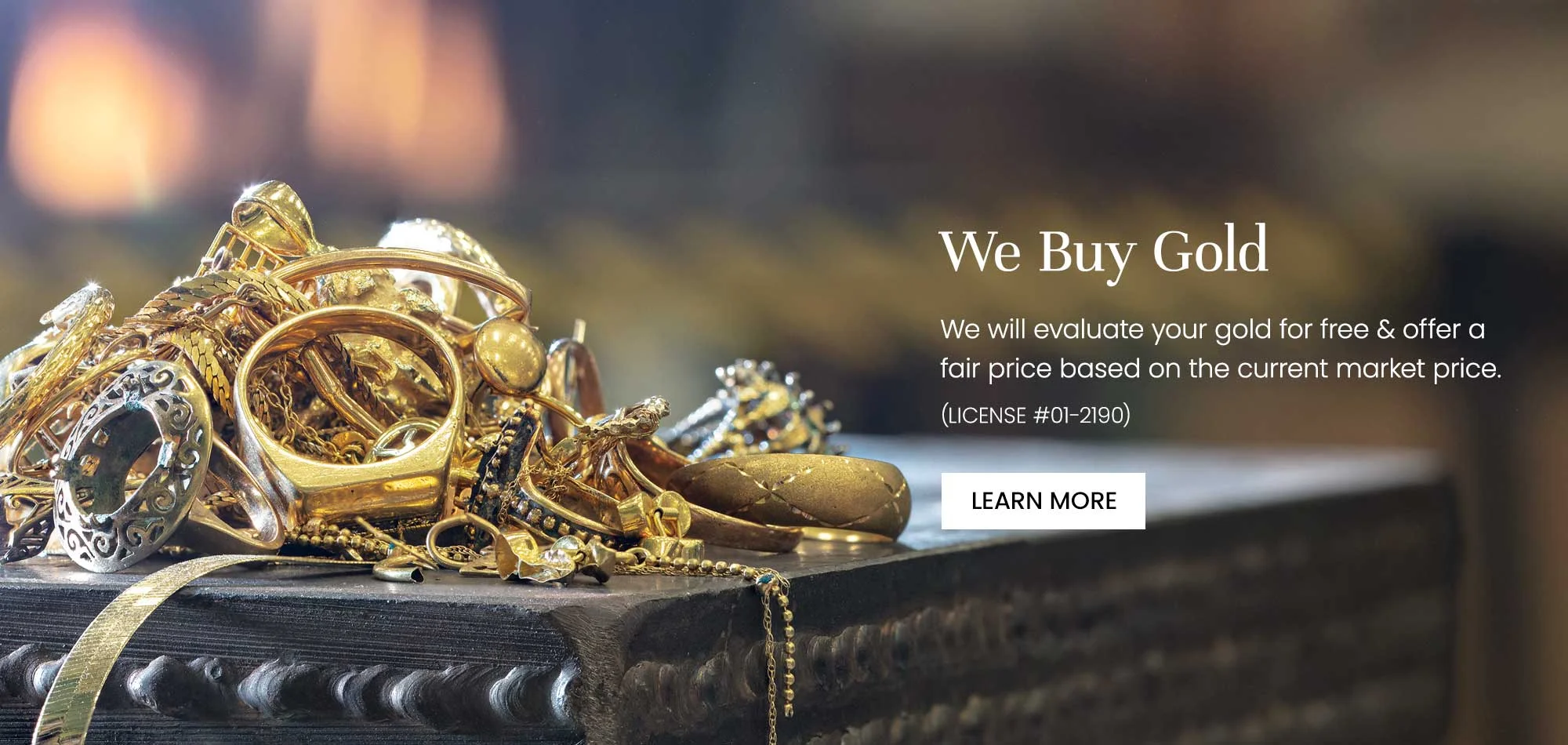 We buy gold at Kent Island Jewelry